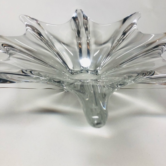 BACCARAT STELLA STARFISH LARGE DISH BOWL DISCONTINUED HEAVY BEAUTIFUL UNIQUE - Picture 6 of 13